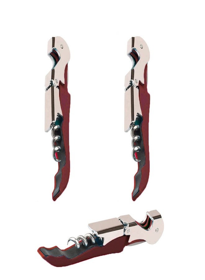 Professional Waiter Corkscrew Wine Openers Set, Heavy Duty Stainless Steel Hinges Wine Key for Restaurant Waiters, Sommelier, Bartenders